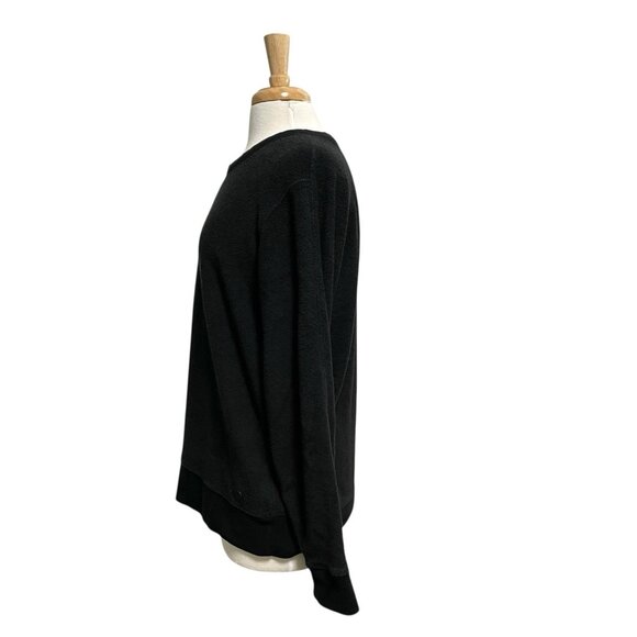 OUTERKNOWN Terrycloth Terry Pullover Sweatshirt Faded Black size Large - Picture 4 of 8